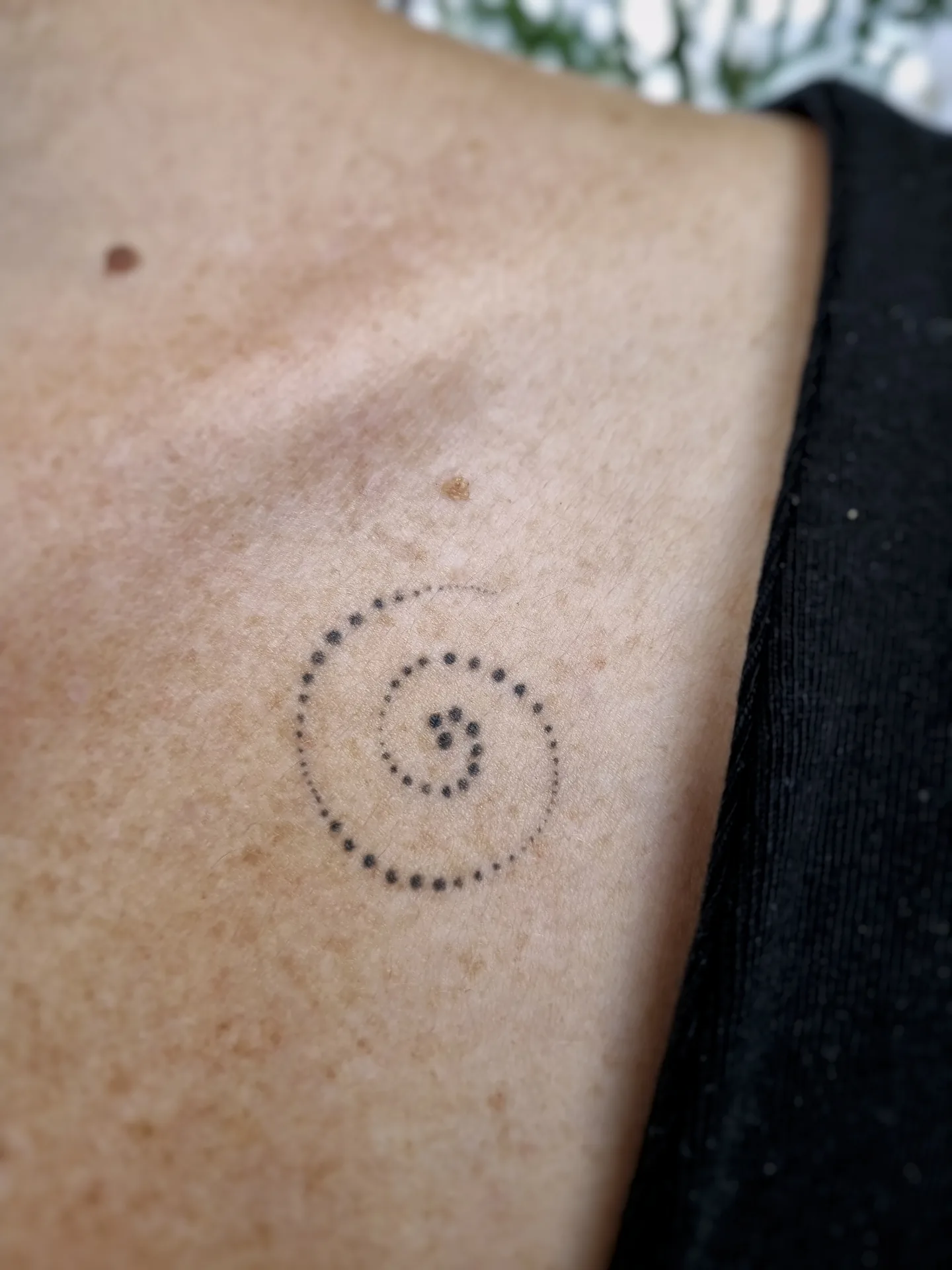 Healed handpoke tattoo 1