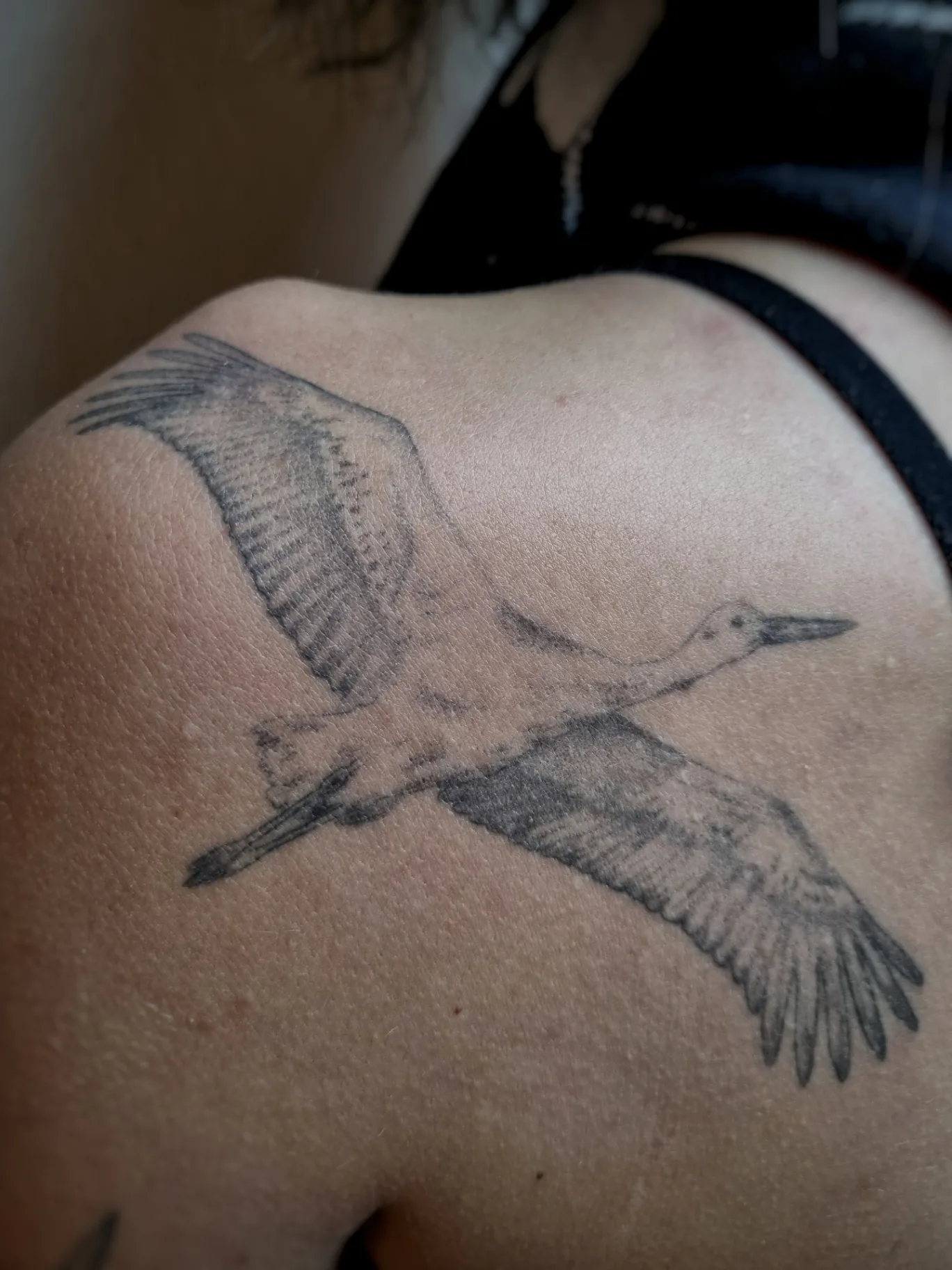 Healed handpoke tattoo 2