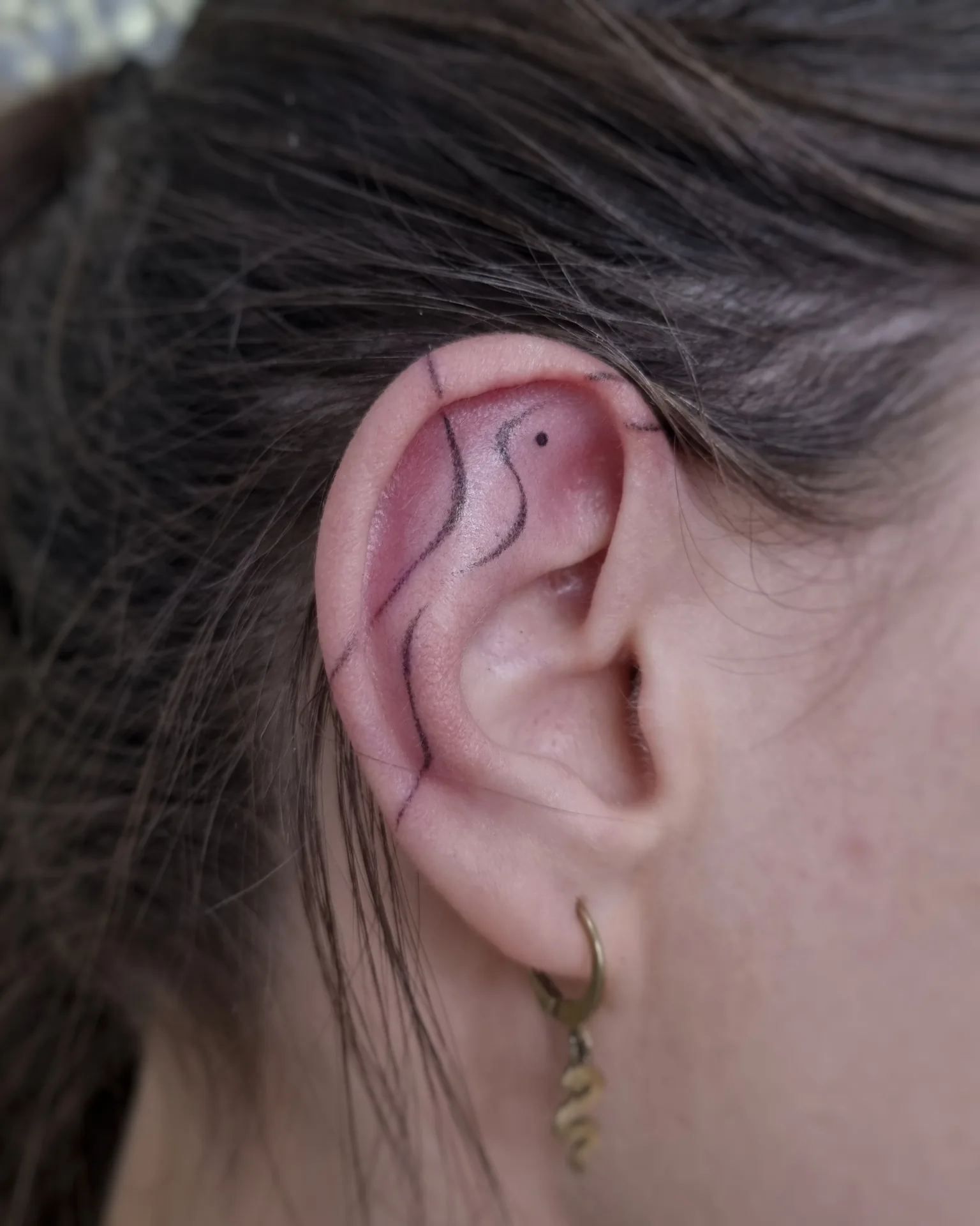 Handpoke freehand 1